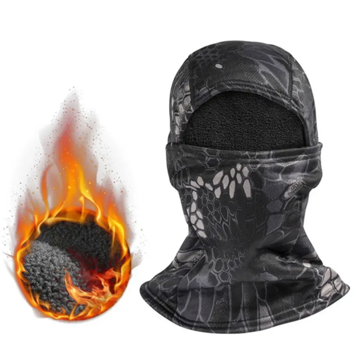 CJ House Winter Military Tactical Balaclava Warm Fleece Thermal Full Cover Face Mask Motorcycle Mask Cycling Hunting Camo Hats Scarf 2024