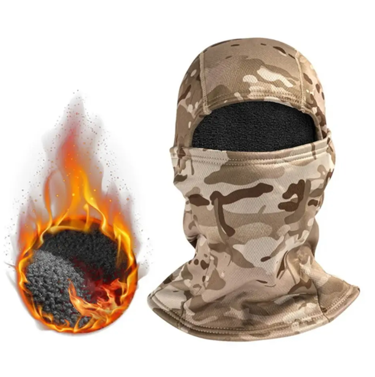 CJ House Winter Military Tactical Balaclava Warm Fleece Thermal Full Cover Face Mask Motorcycle Mask Cycling Hunting Camo Hats Scarf 2024