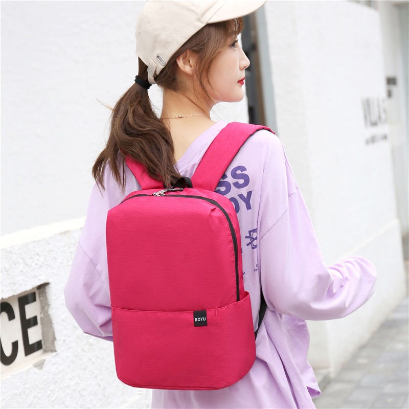 Lightweight Portable Backpack Women Small Travel Bagpack Ladies Korea Style Female Student School Bag for Teenager Girls Back