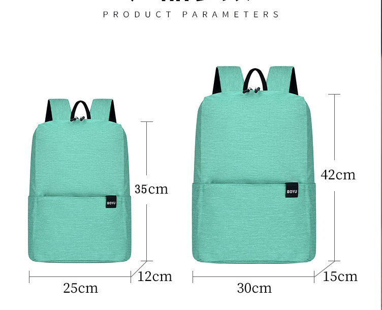 Lightweight Portable Backpack Women Small Travel Bagpack Ladies Korea Style Female Student School Bag for Teenager Girls Back