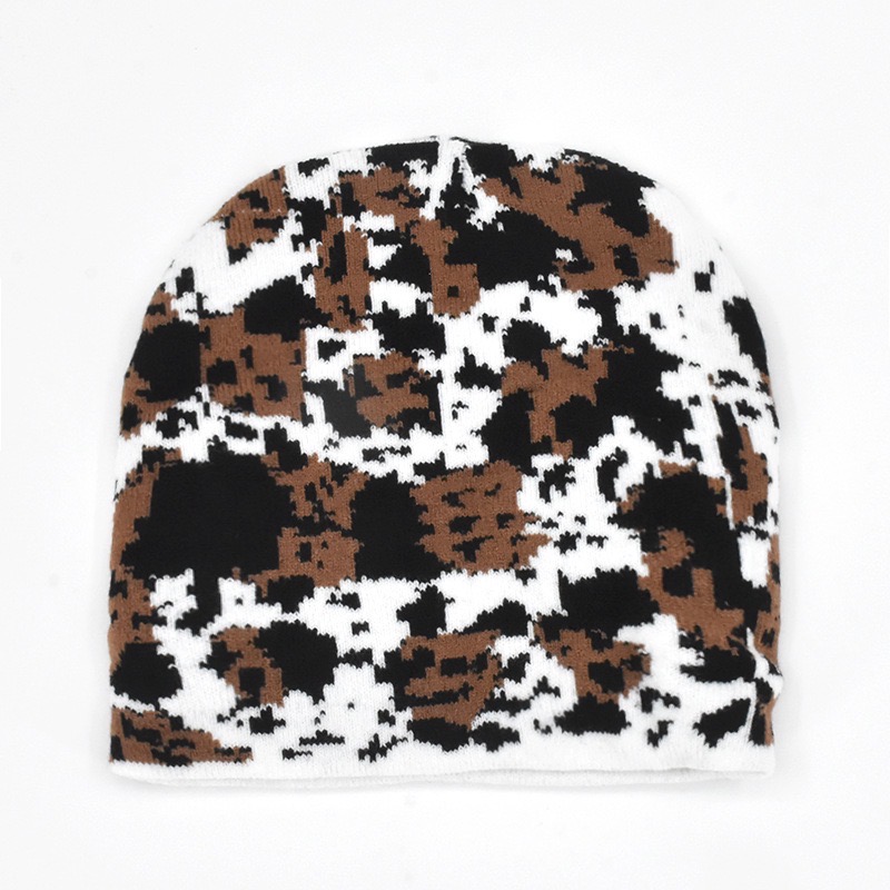 CJ House Winter Harajuku Y2K Knitted Hat Women Fashion Warm Thick Men Hip Hop Beanies Hat Skullcap Short Hat Unisex Basic Cap