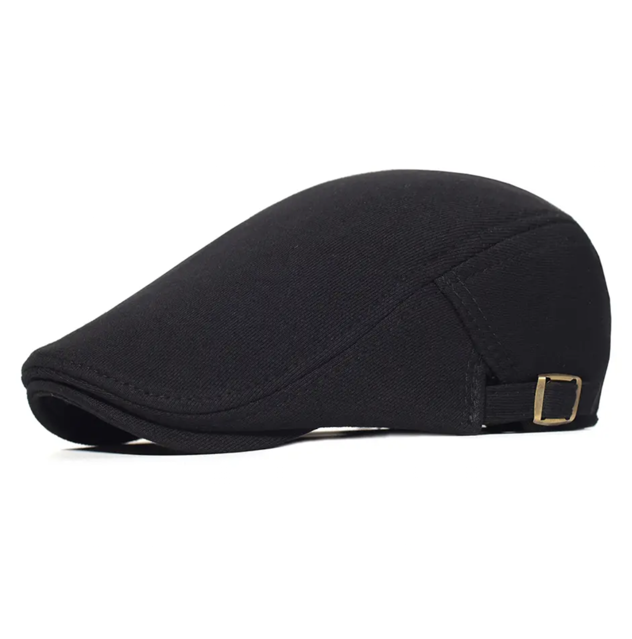 CJ House Cotton Adjustable Newsboy Caps Men Woman Casual Beret Flat Ivy Cap Soft Solid Color Driving Cabbie Hat Unisex Black Gray Hats