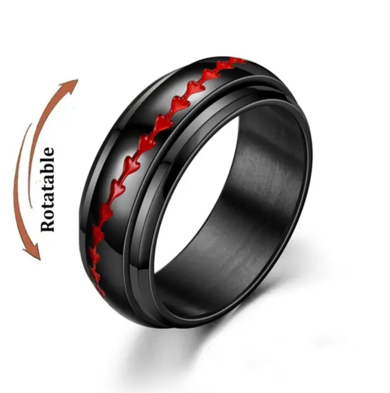 Spinning Anxiety Ring for Women Men Star Moon Fidgets Rings 2025 Stainless Steel Anti Stress Ring Rotate Gift bagues pour femme