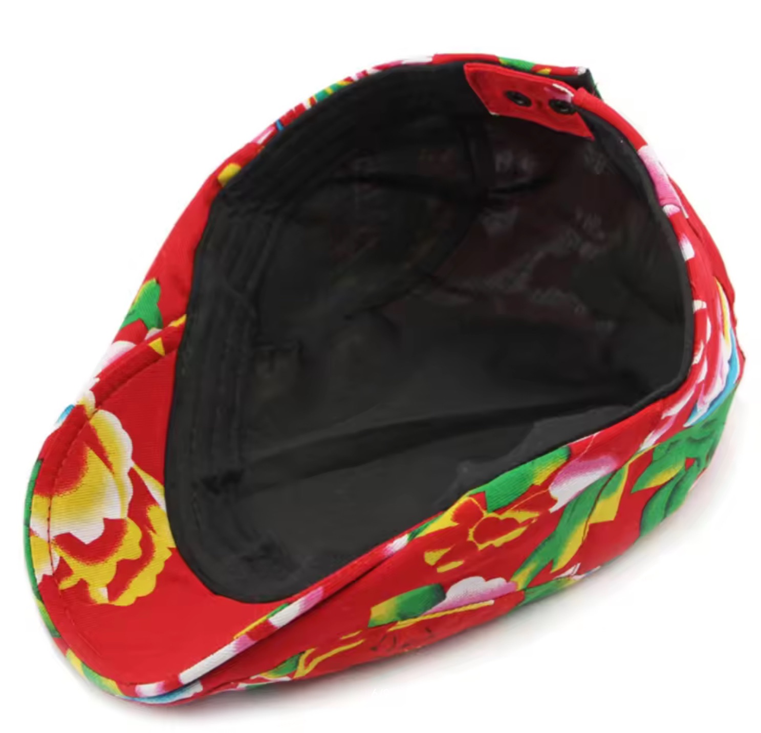 Beret for Men Women Chinese Floral Printed Beret Cap Male Female Vintage Artist Painter Beret Hat Adjustable Flat Cap Men