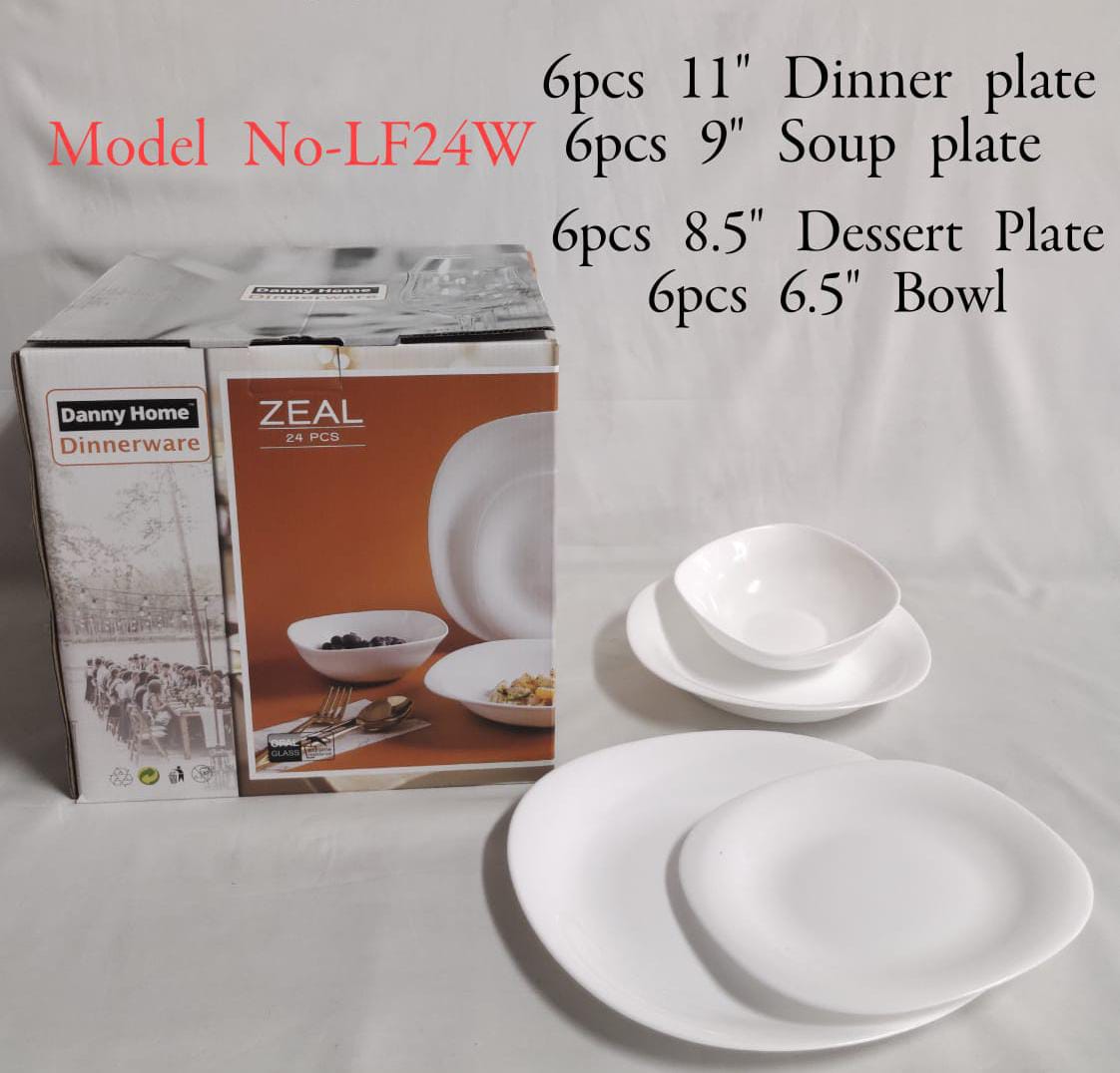 24pcs high quality kitchen dinner set