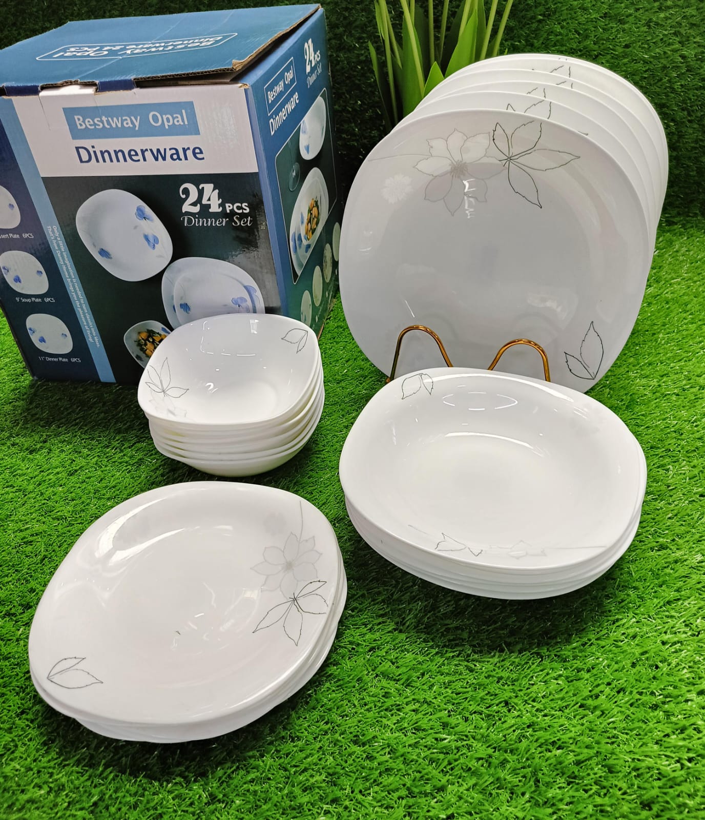 24pcs high quality kitchen dinner set