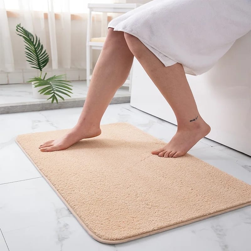 3pcs super absorbent warm bathroom mat