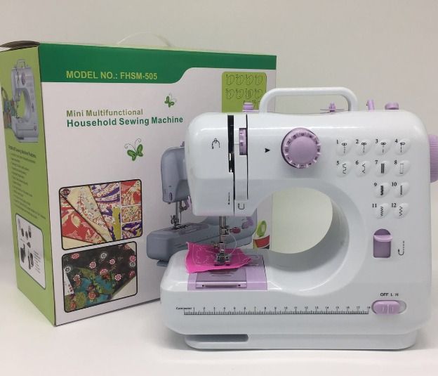 Home use portable mini sewing machine...this a great portable sewing machine for the biginners,for the prize and size.This machine is also known as mini multi-fuctional household sewing machine.