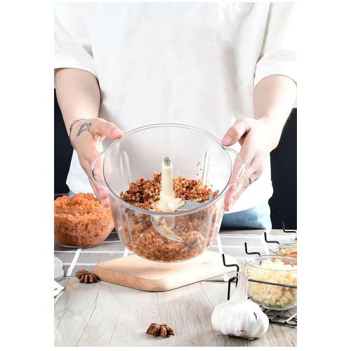 MANUAL CHOPPER. Household press type manual  grinder kitchen multi-purpose stranding vegetables hand patting food processor