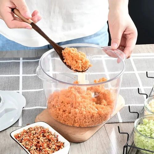 MANUAL CHOPPER. Household press type manual  grinder kitchen multi-purpose stranding vegetables hand patting food processor