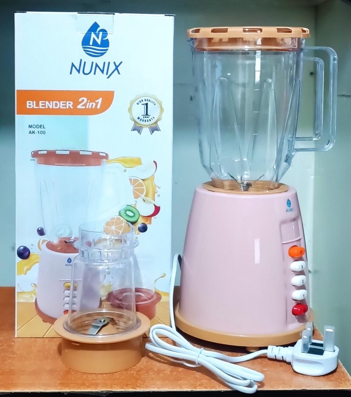 KILLMALL BLACK FRIDAY SPECIAL OFFER WHOLASALE PRICES ONLY ksh 2299. Nunix 2 In 1 Blender With Grinding Machine 1.5 Ltrs Model AK-100 BEST QUALITY AND LONG LASTING FOR EVERY HOME