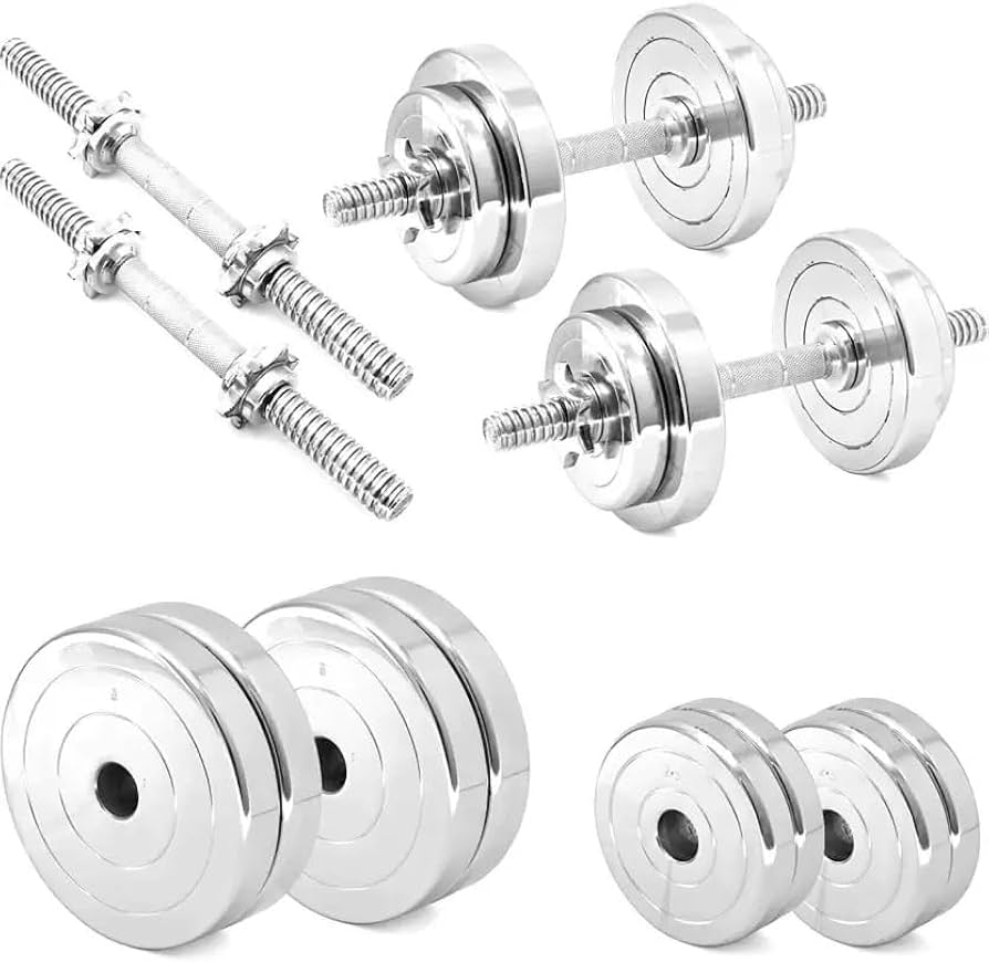 15KG Adjustable Dumbell Set With Portbale Case And Spin Locks