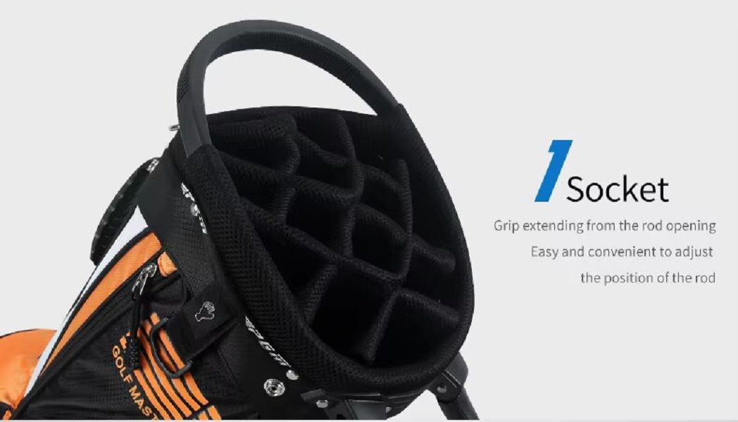 Ulitmate Waterproof Lightweight Golf Stand Bag With Straps and Bottom Stand- Not inclusive of clubs