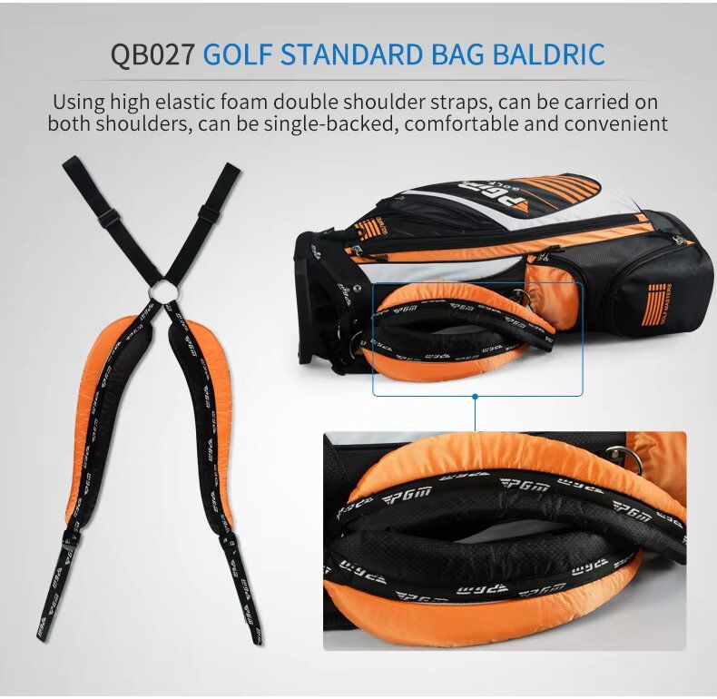 Ulitmate Waterproof Lightweight Golf Stand Bag With Straps and Bottom Stand- Not inclusive of clubs
