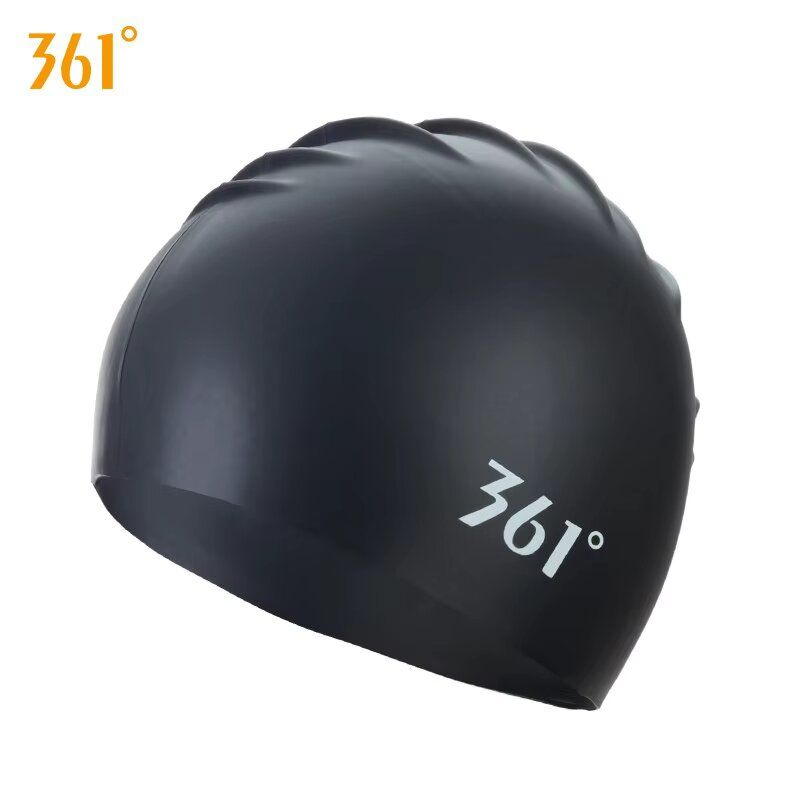 New Adults Waterproof Silicone Hair Protection Swimming Cap With Ear Protection