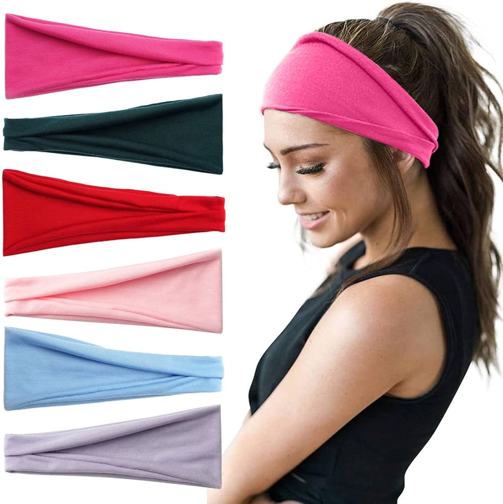 Workout Headband for Women for Short/Long Hair Yoga Running Sports Hair Bands Headbands/Sweatband