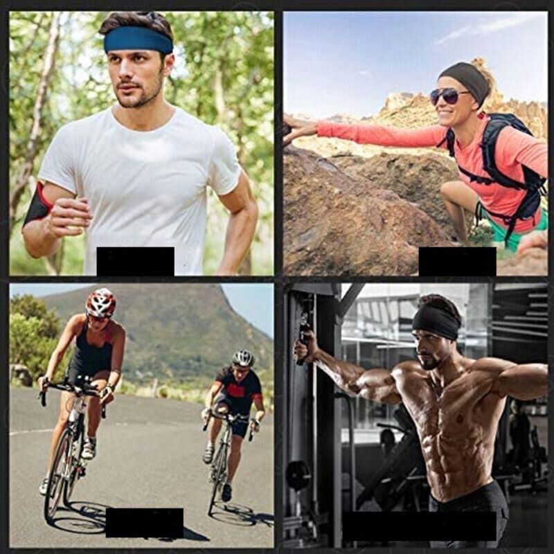 Sports Workout Headbands For Men Moisture Wicking Workout Sweatband