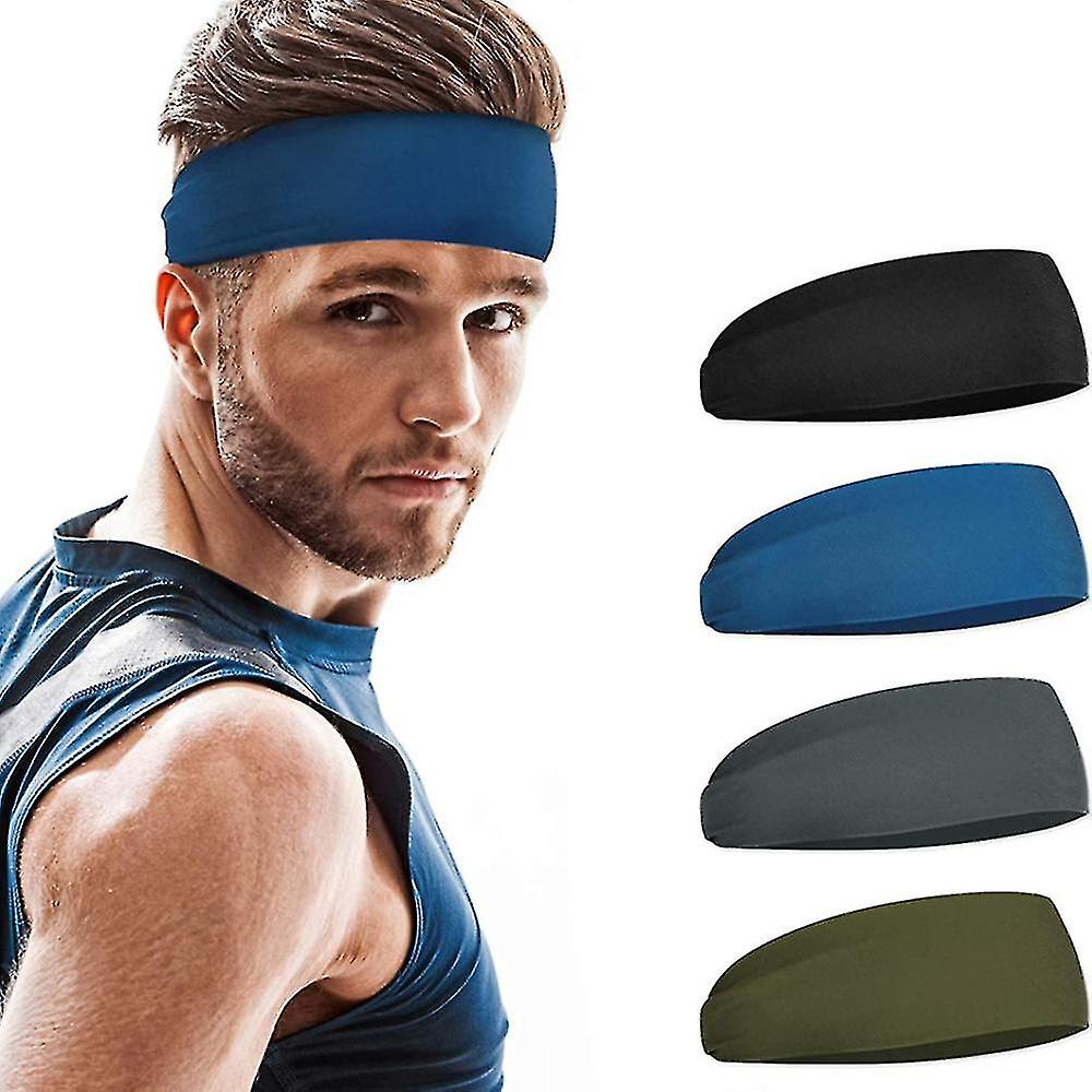 Sports Workout Headbands For Men Moisture Wicking Workout Sweatband