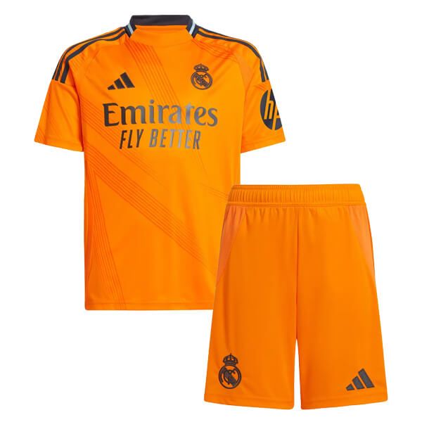 Real Madrid 24/25 Away Jersey Kids Kit Top and Shorts                                                                                                                                                  .