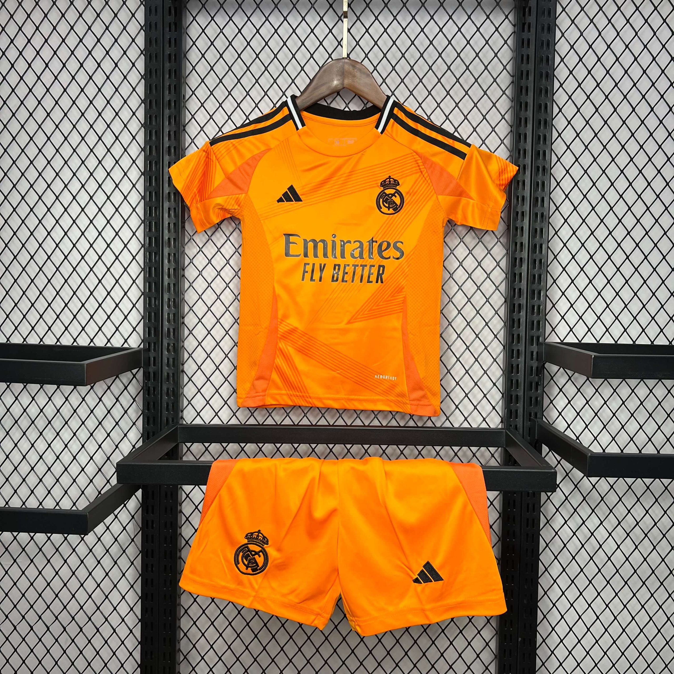 Real Madrid 24/25 Away Jersey Kids Kit Top and Shorts                                                                                                                                                  .