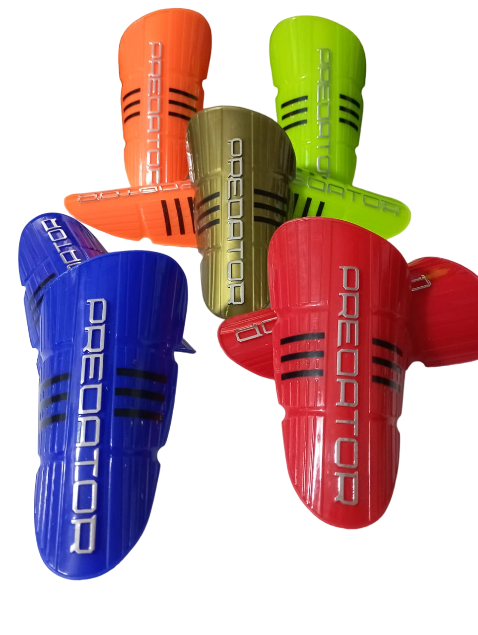 Tiny Shin Guards Kids Size Shin Pads - One Pair Of Shin Guards For Football/ Soccer Match Play Protector - Cushioned Pads - Suitable For Childred and Adults