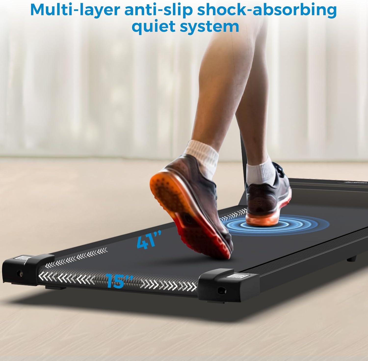 Portable Foldable Walkpad Treadmill for Home and Office Calories Burnout - use for walking and jogging - Exercise from anywhere                                                                        .