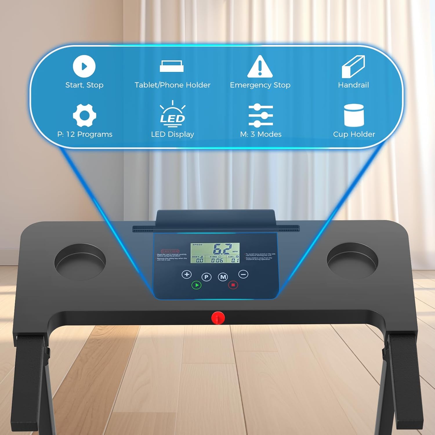 Portable Foldable Walkpad Treadmill for Home and Office Calories Burnout - use for walking and jogging - Exercise from anywhere                                                                        .