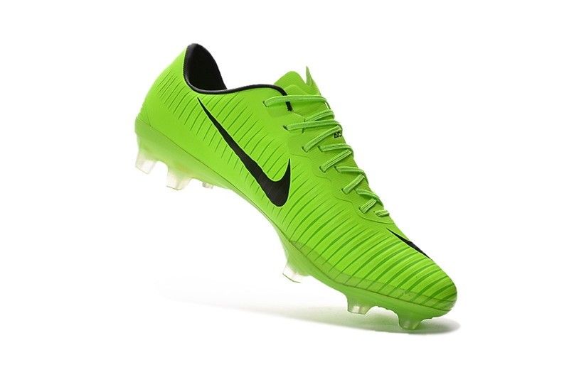 Mercurial Boots Vepor XI Electric Green FG Football Soccer Shoes All Weather Conditions Football Cleats V16