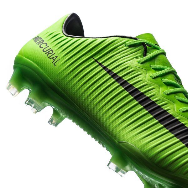 Mercurial Boots Vepor XI Electric Green FG Football Soccer Shoes All Weather Conditions Football Cleats V16