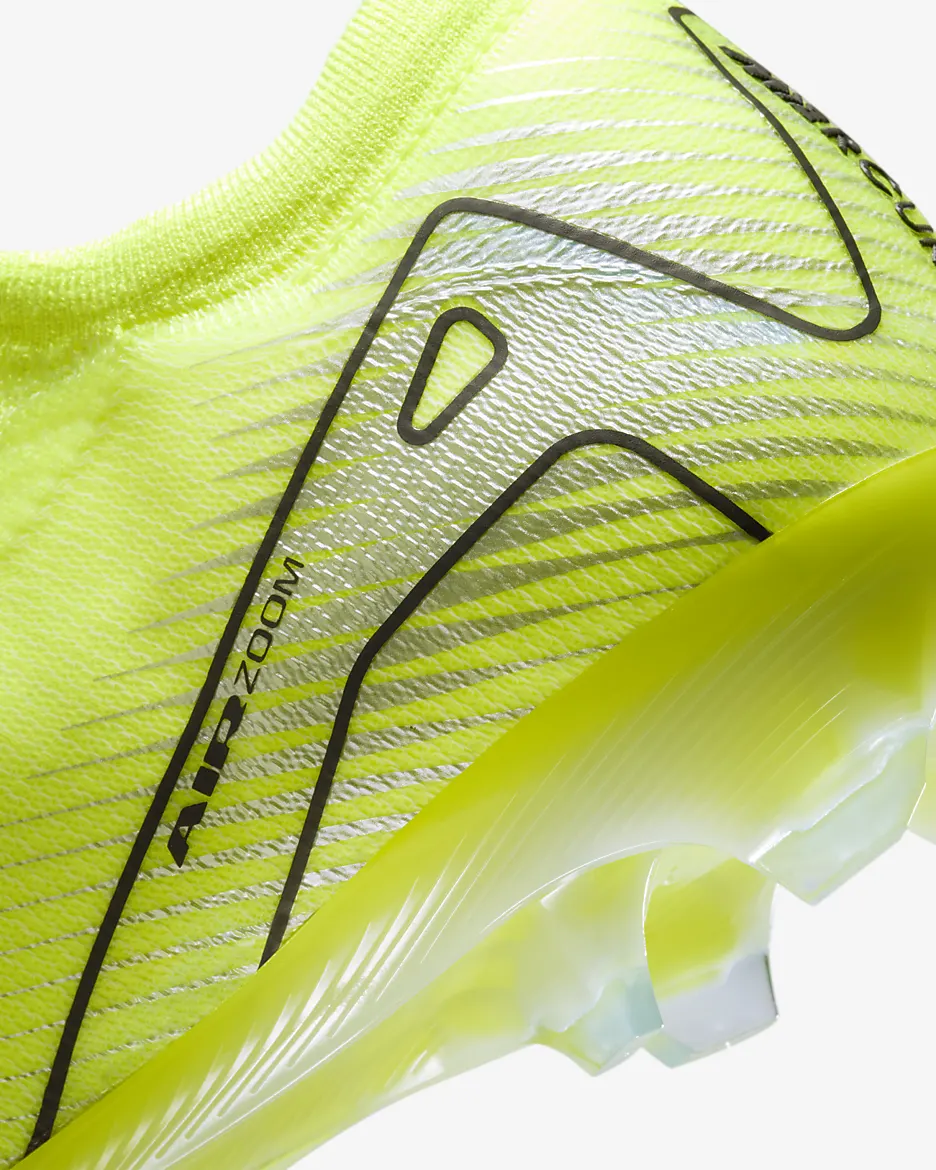Mercurial V16 Football Mad Voltage Shoes Vapor All Weather Football Soccer Shoes Firm Ground Soccer Boots - Luminous Electric Green