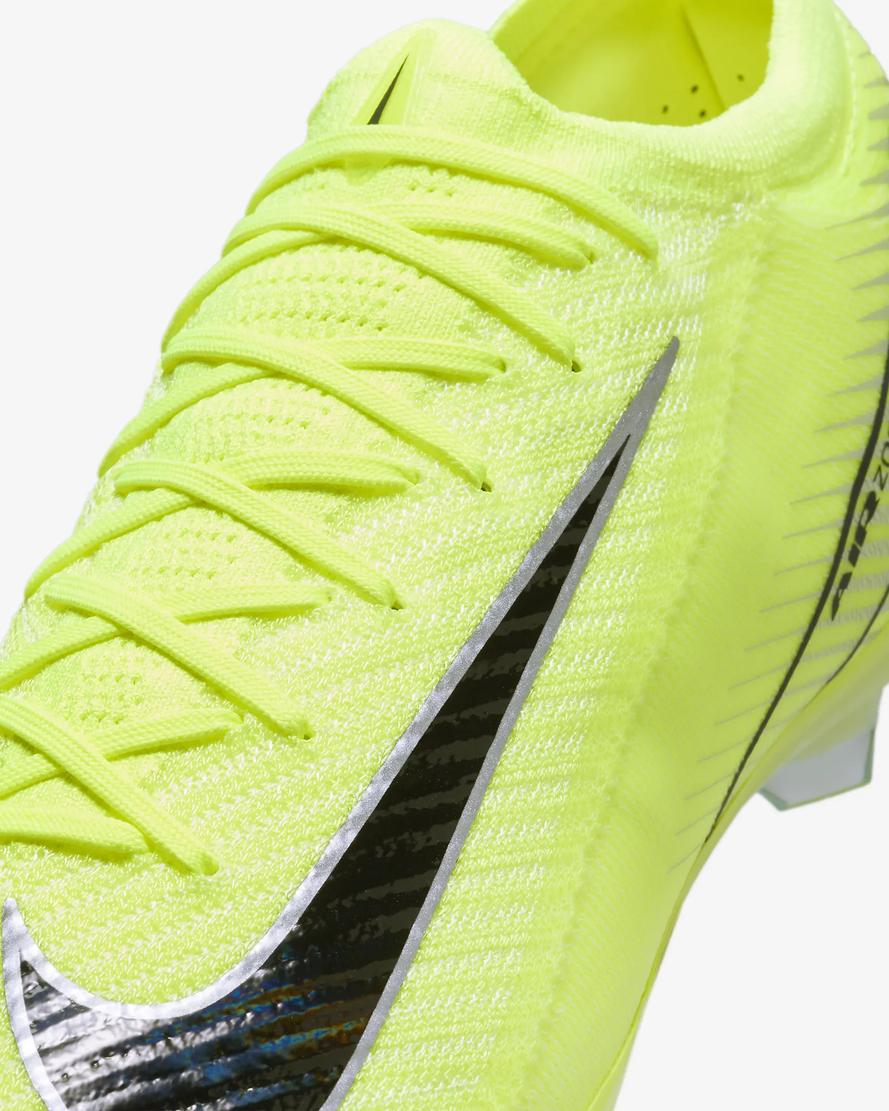 Mercurial V16 Football Mad Voltage Shoes Vapor All Weather Football Soccer Shoes Firm Ground Soccer Boots - Luminous Electric Green