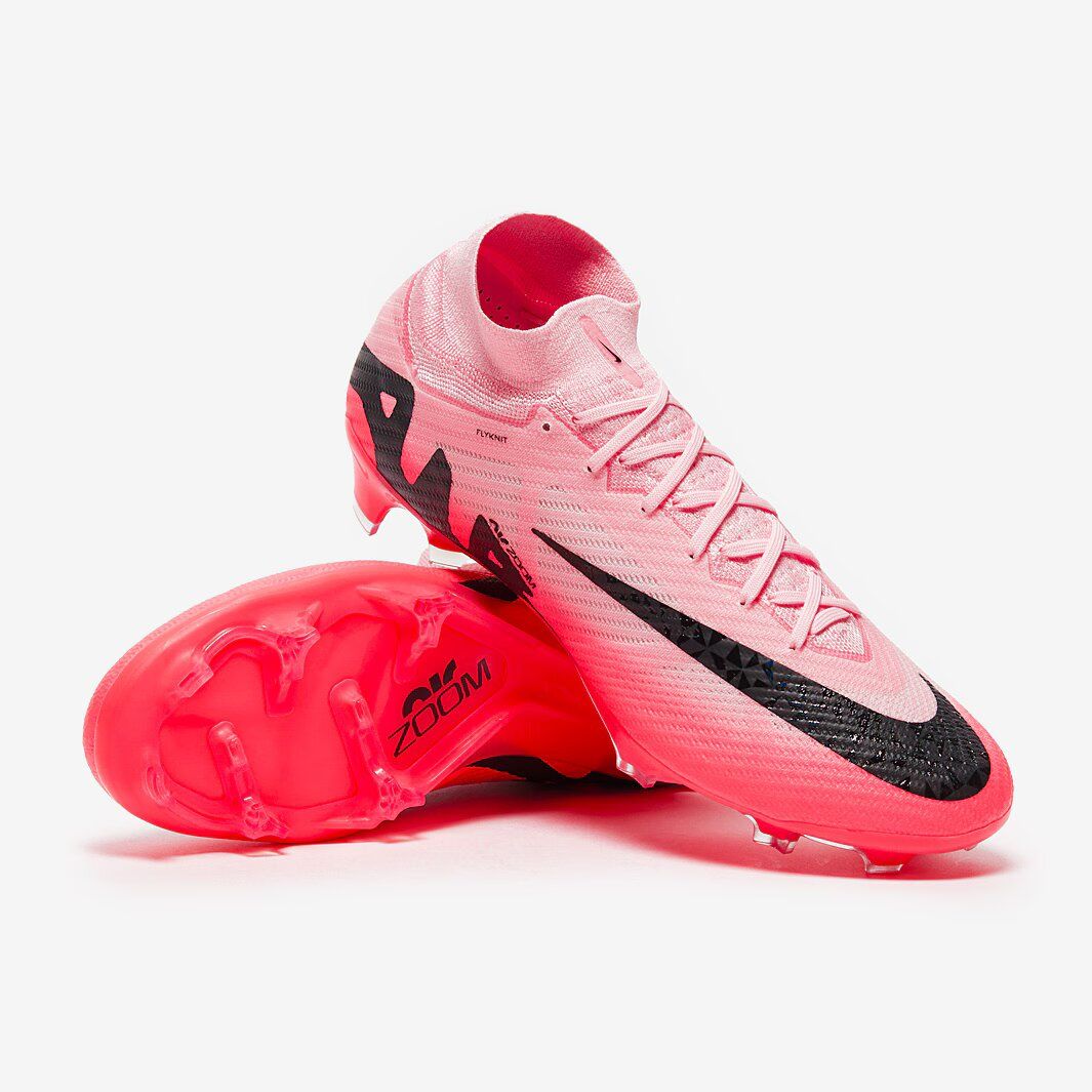 Pale Pink Zoom Superfly 9 Air Soccer Shoes Briliance Mercurial Football Boots                                                                                                                          .