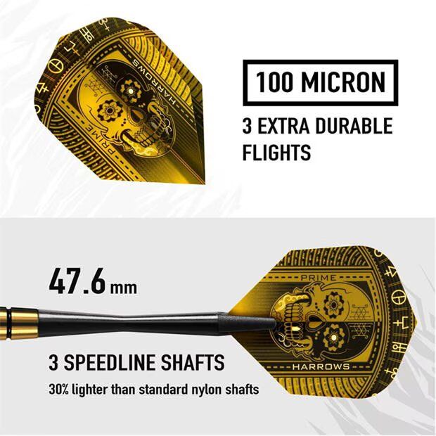 New Harrows Voodoo Pro Darts Arrows                                                                                                                                                                    .