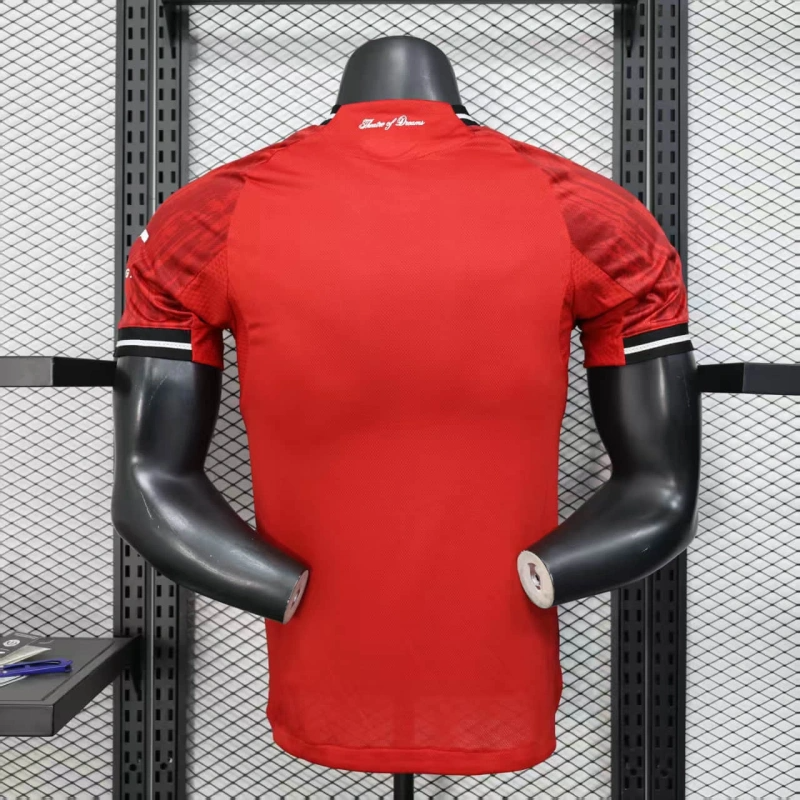 New Manchester United Home Kit Player Version Jersey 2025/26 Football Soccer Season Shirt             .