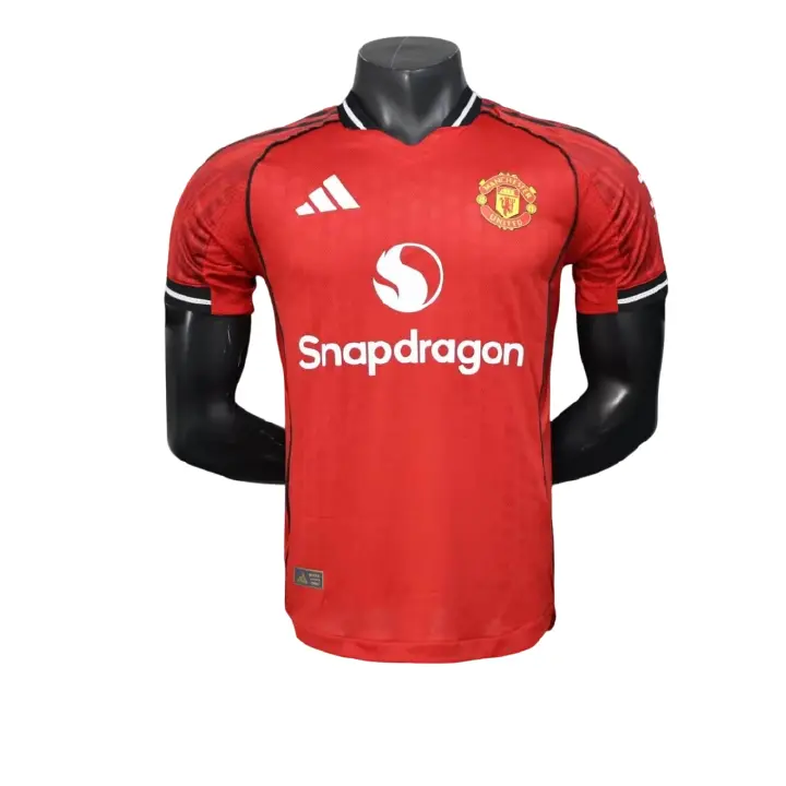 New Manchester United Home Kit Player Version Jersey 2025/26 Football Soccer Season Shirt             .