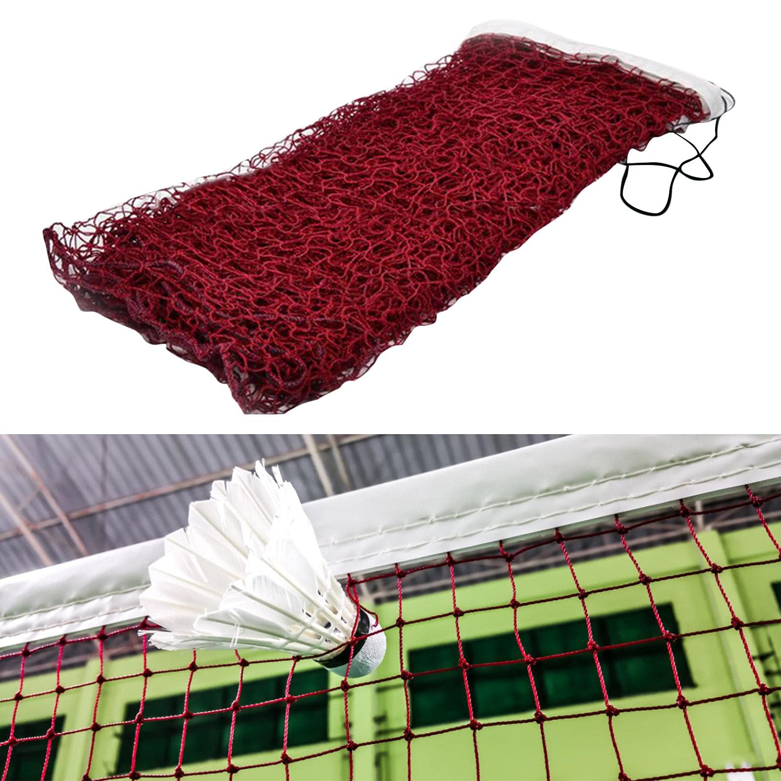 Standard Competition size Badminton Net - High quality badminton net - Durable Competition mode Badminton net - Exclusive of post(Net only)