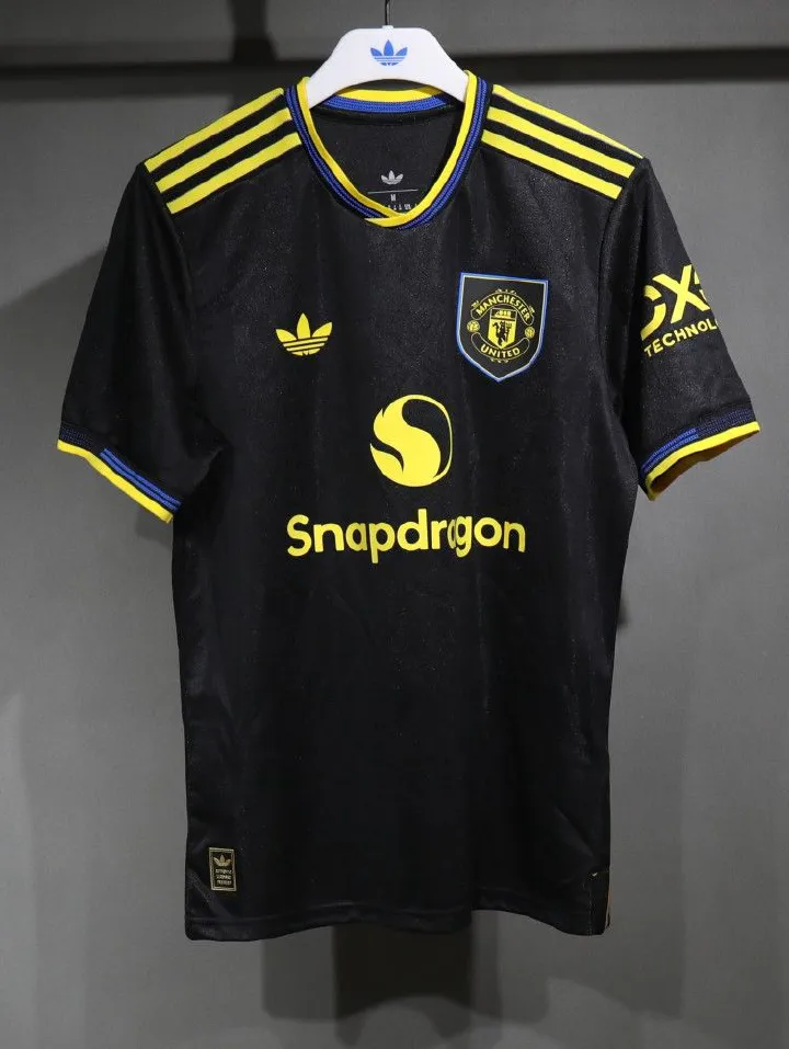 Manchester United 3rd Football T-shirt Jersey 25/26 Soccer Shirs for new season united black Player Version Kit