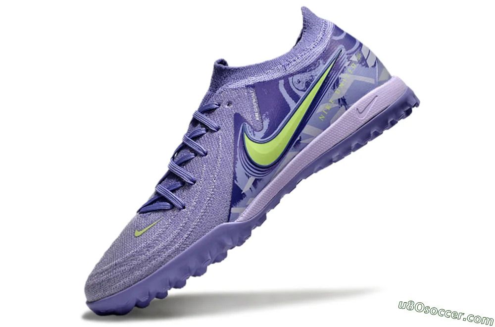 The New Phantom Purple United GX 2 Football Artificial Grass TF Trainers Soccer Shoes                               .