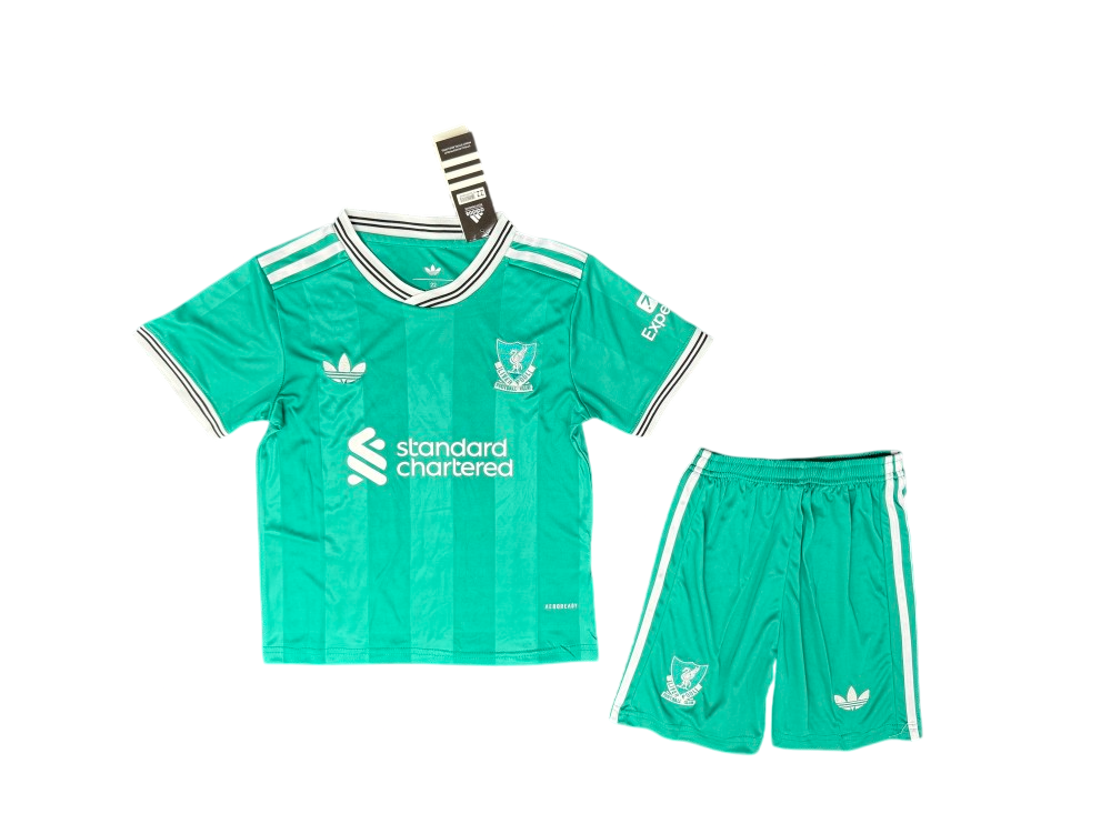Liverpool Third Kit Jersey For Children - Boys and Girls Football Shirt                                   .