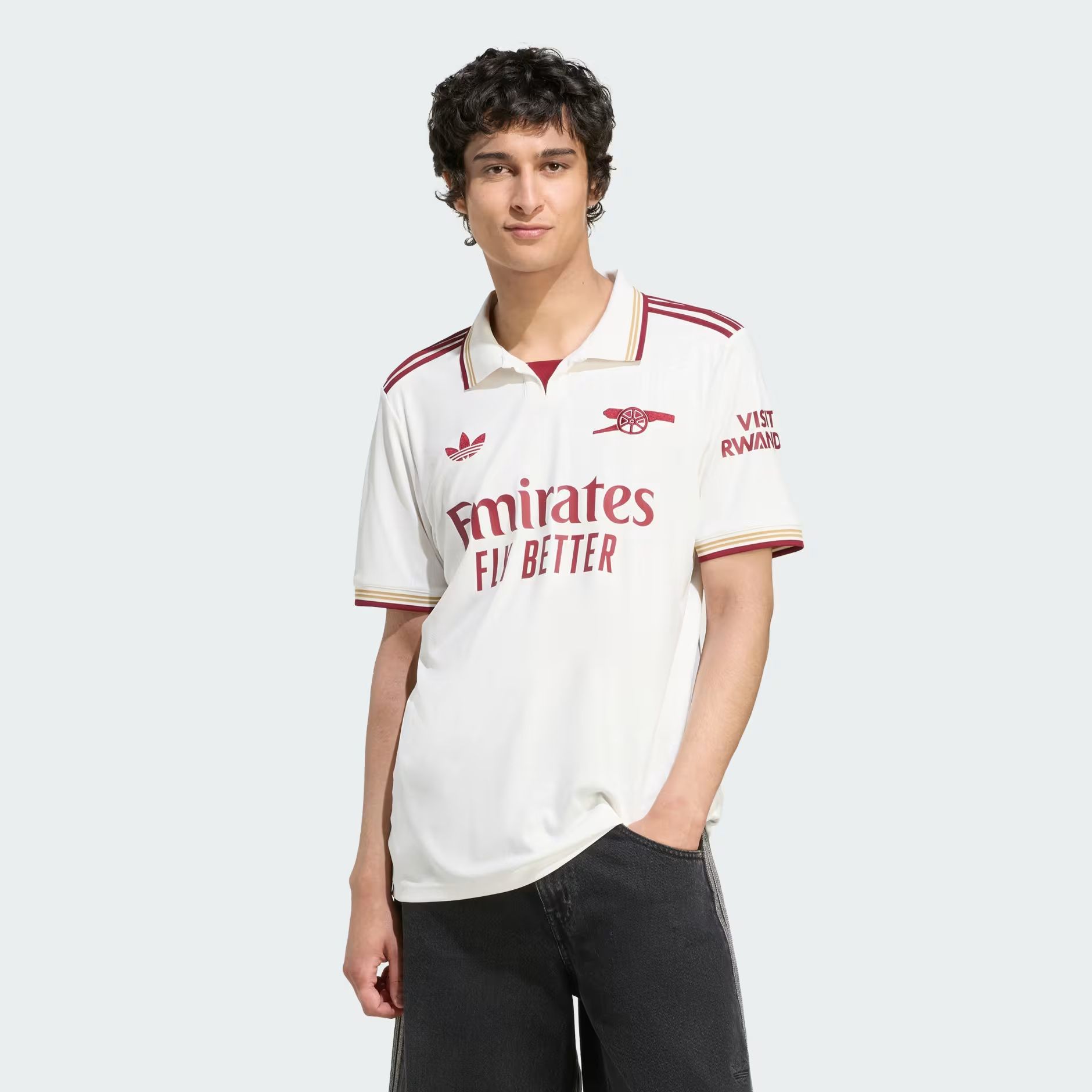 The New Season 25/26 Arsenal White Third Kit Jersey- Football/Soccer Shirt