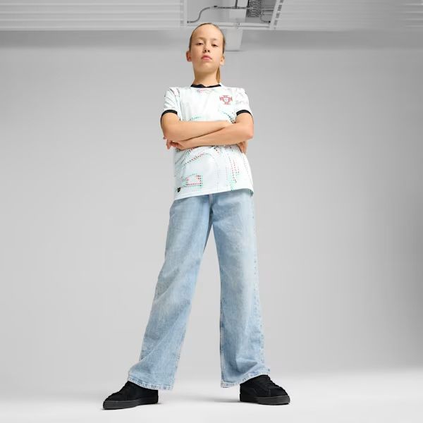 Cristiano Ronaldo Away Jersey - Portugal White - CR7 Football Shirt For Kids - Shirt and Short      .