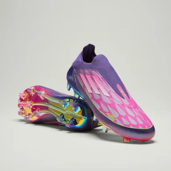 Lamine Yamal F50 Elite Purple Drops - LY Football Boots- Soccer Shoes                               .