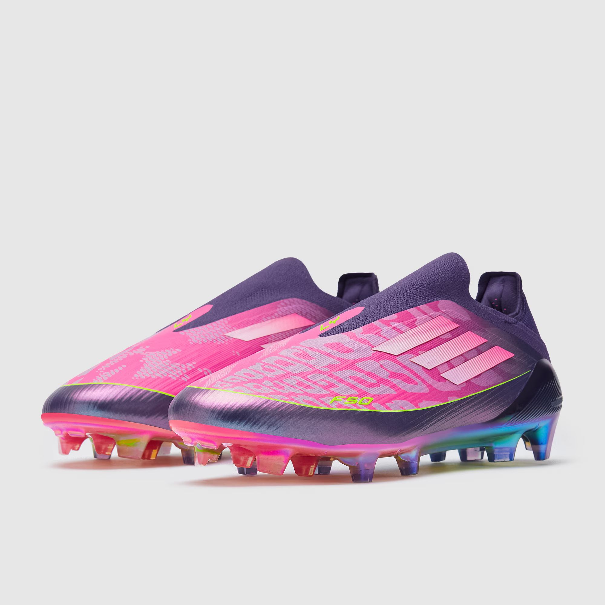 Lamine Yamal F50 Elite Purple Drops - LY Football Boots- Soccer Shoes                               .
