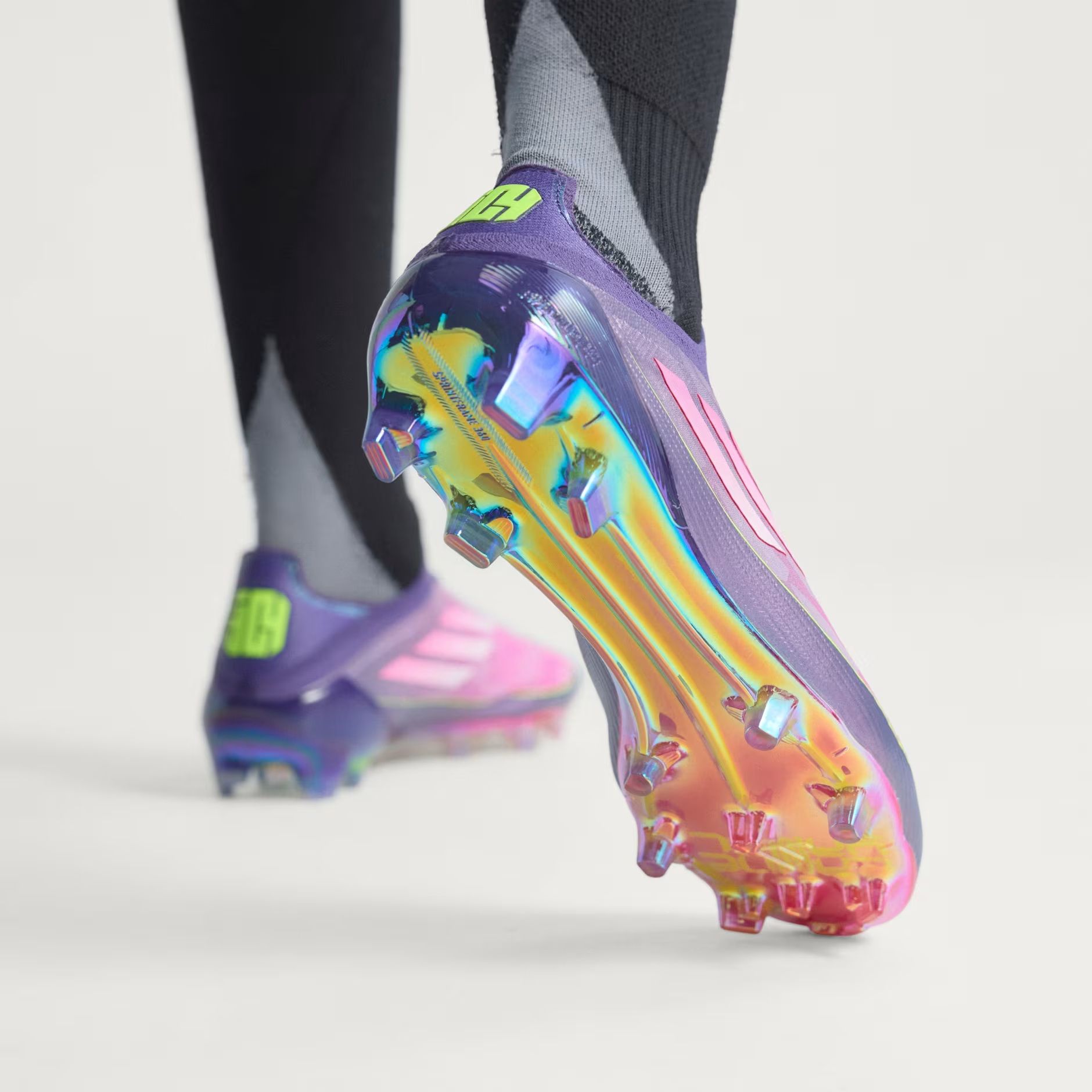 Lamine Yamal F50 Elite Purple Drops - LY Football Boots- Soccer Shoes                               .