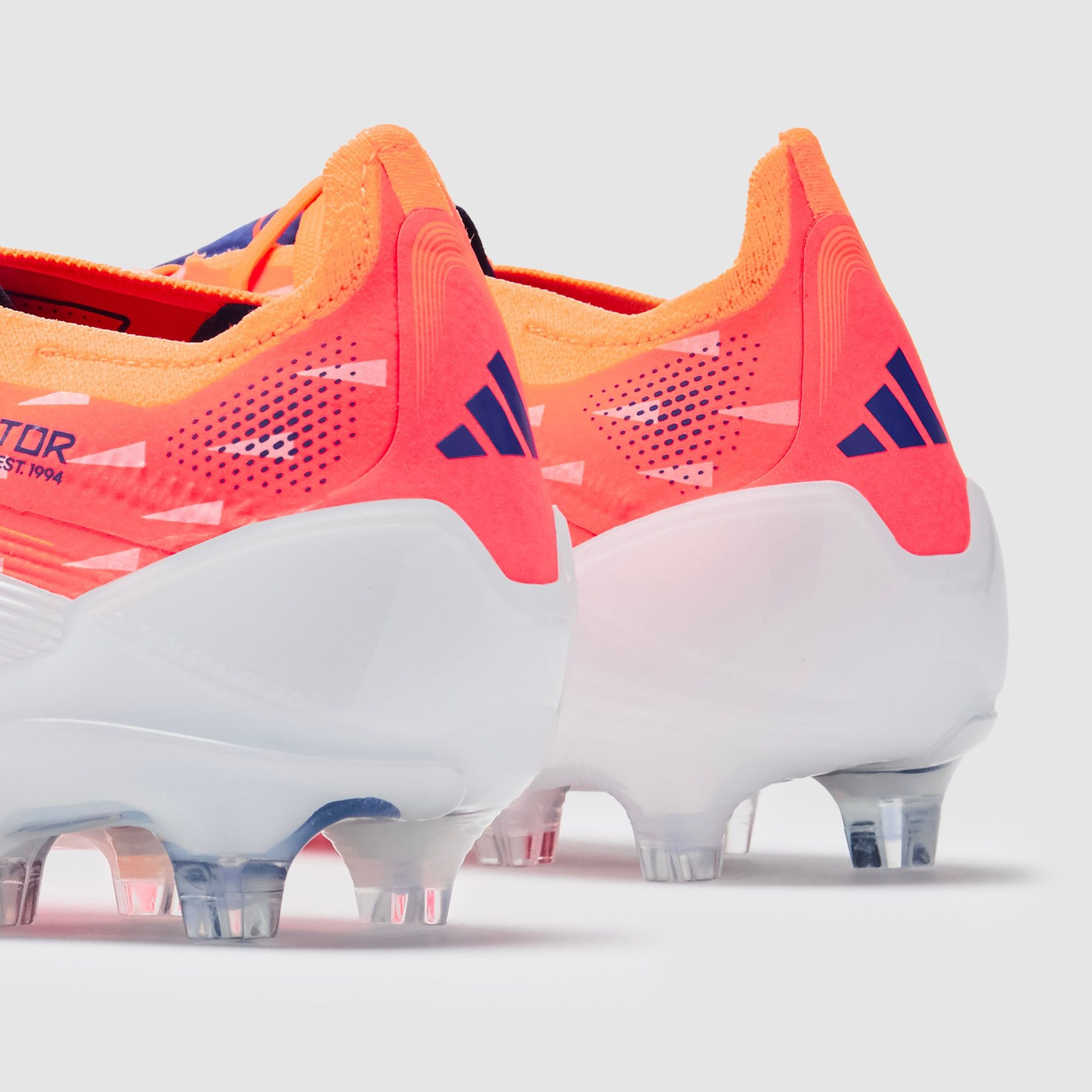 Predator Elite Signal Coral Soccer Shoes/Football Boots- orange Firm Ground Football Soccer Cleats⚽👟