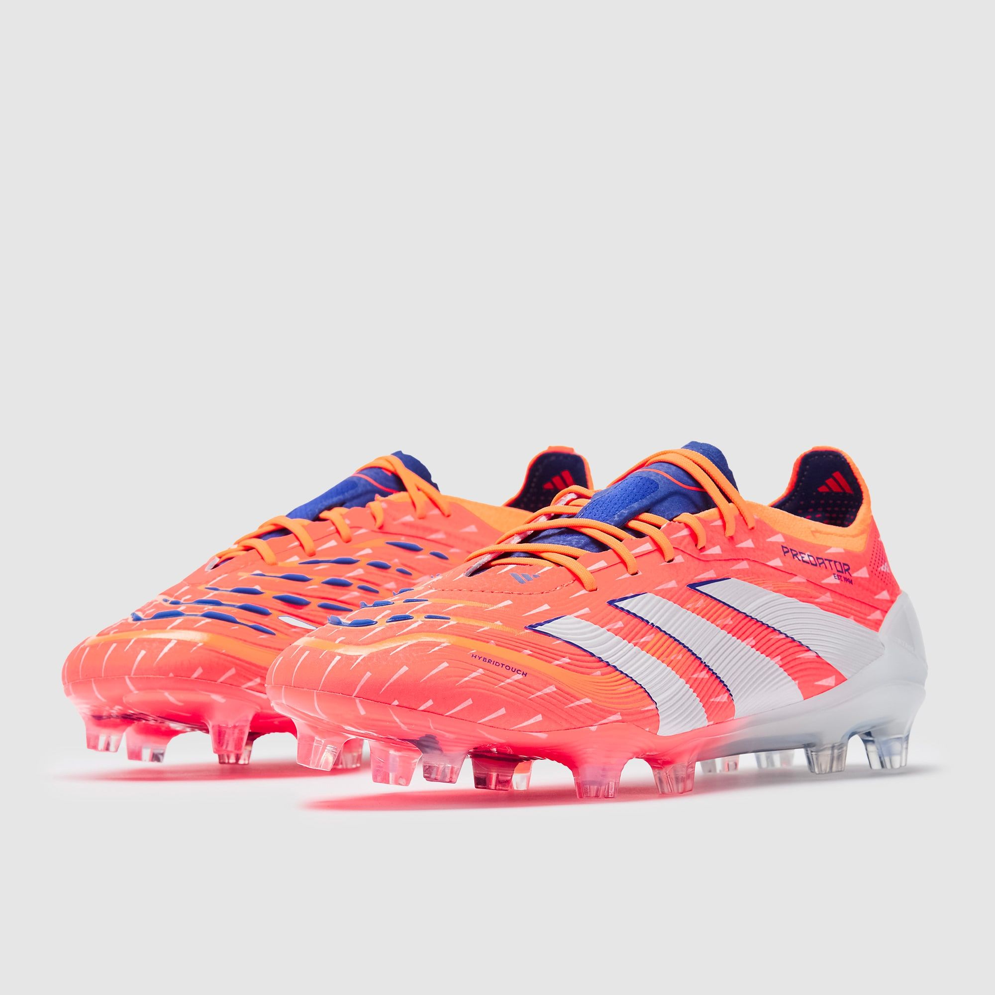 Predator Elite Signal Coral Soccer Shoes/Football Boots- orange Firm Ground Football Soccer Cleats⚽👟