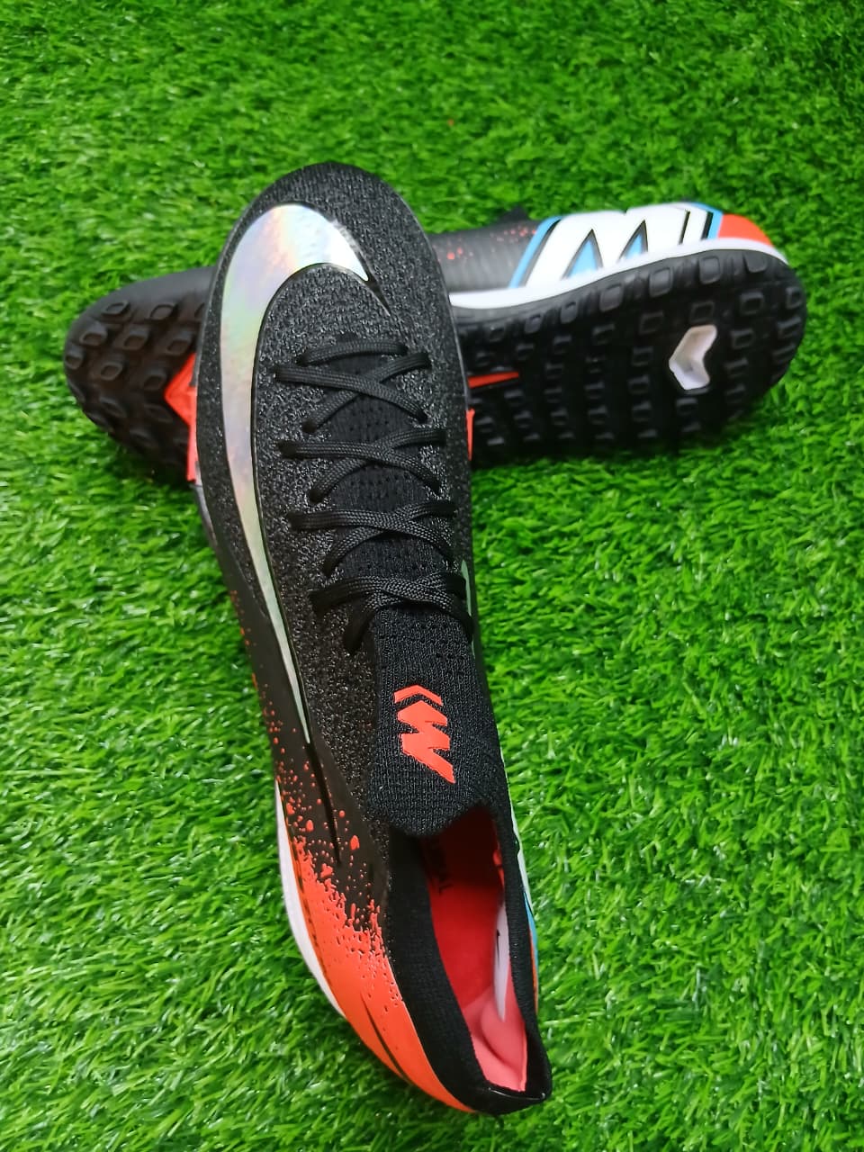 Air Zoom "Redback Spider"  Edition Vapor XVI Football Astro Turf Artificial Grass Soccer Shoes AG ⚽👟