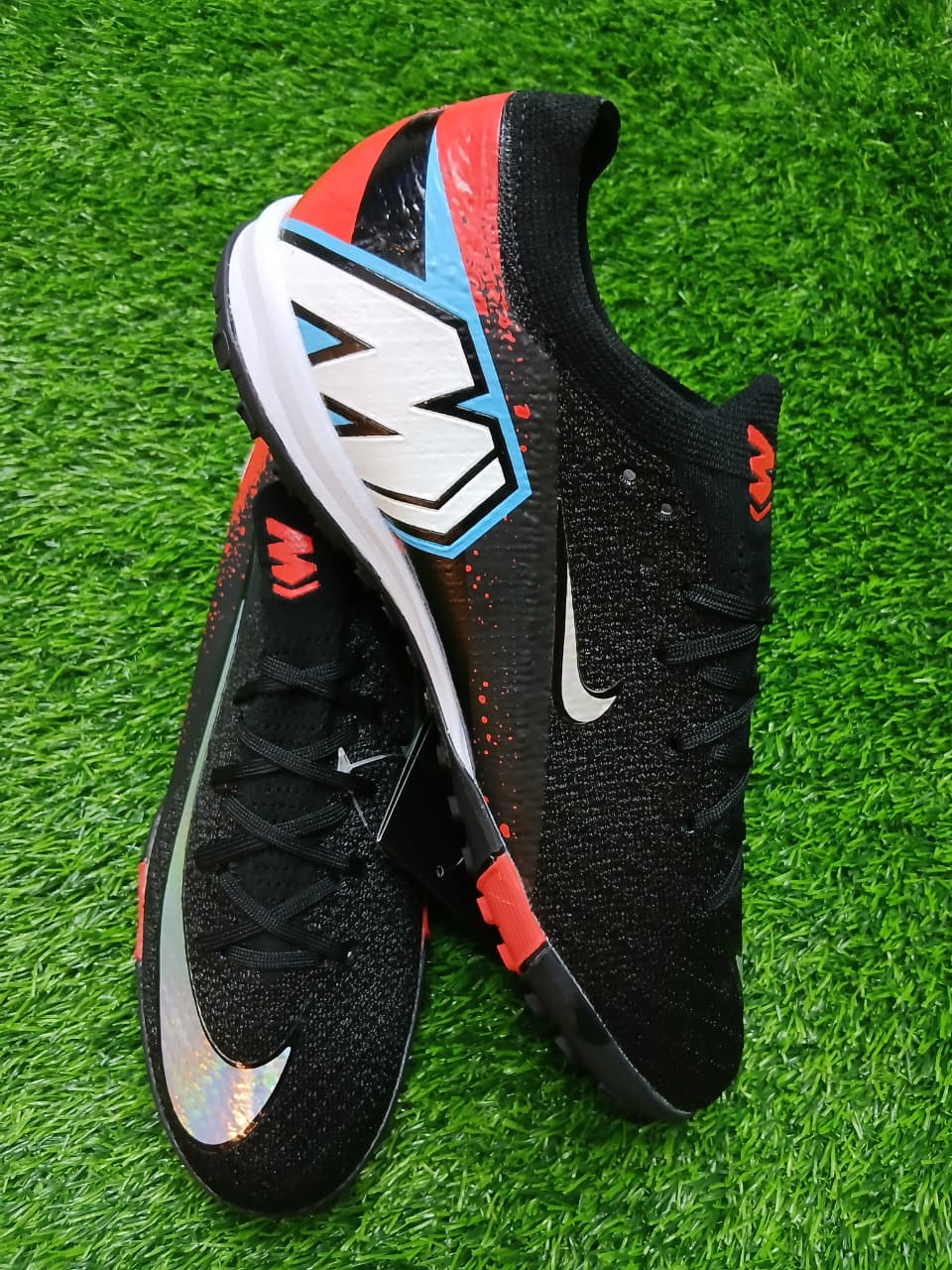 Air Zoom "Redback Spider"  Edition Vapor XVI Football Astro Turf Artificial Grass Soccer Shoes AG ⚽👟