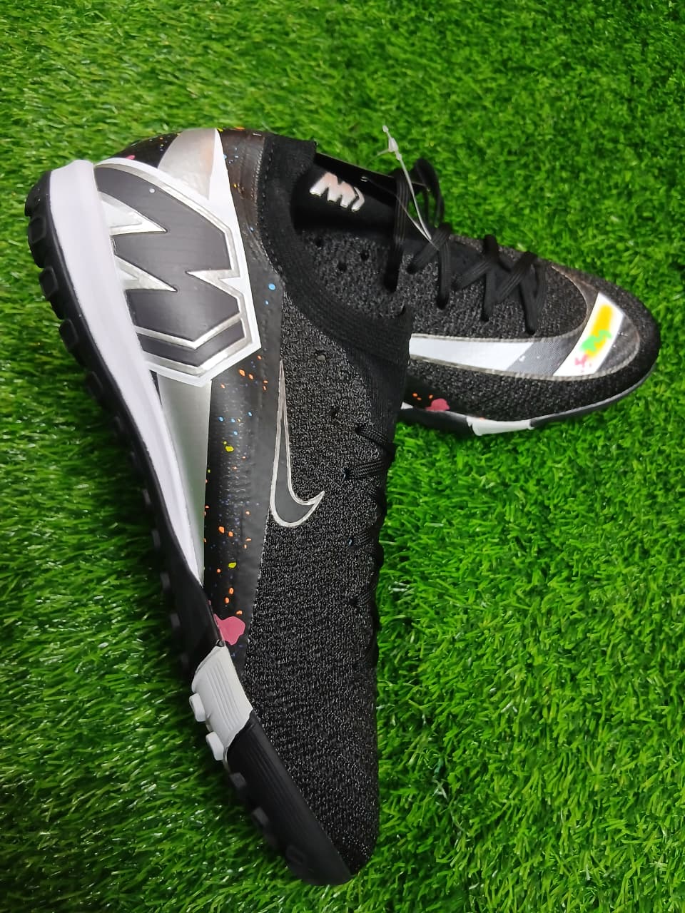 Air Zoom "Splatter" Edition Vapor 16 Mercs Trainers Soccer Shoes Football Artificial Grass Boots  ⚽👟