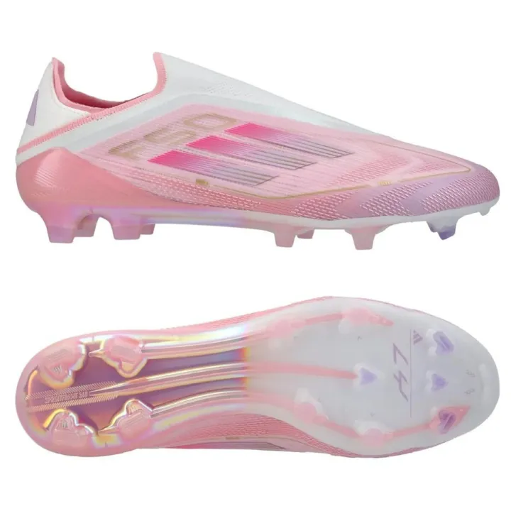 Lamine Yamal F50 Baby pink🔥 Soccer Shoes - Football Boots - FG Cleats Laceless LY Edition ⚽👟